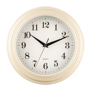 Premier Housewares Cream Wall Clock