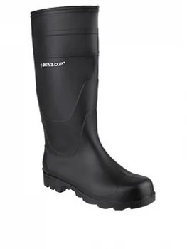 Dunlop Universal Wellington Boot - Black, Size 11, Men