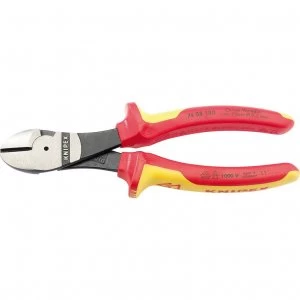 Knipex Insulated High Leverage Diagonal Side Cutters 180mm