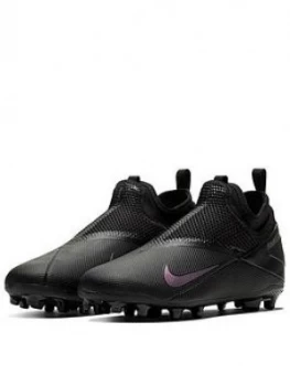 Nike Junior Phantom Vision Academy Dynamic Fit Firm Ground Football Boots - Black, Size 3