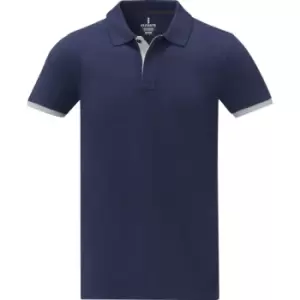 Elevate Mens Morgan Short-Sleeved Polo Shirt (XS) (Navy)