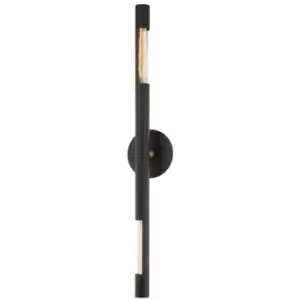 Hendrix 2 Light Wall Sconce Black