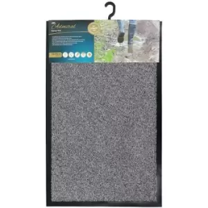 JVL Admiral Fibre Doormat Grey 60 x 90cm