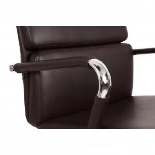 Deco Faux Leather Exec Chair Brown EXR13439TK