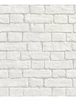 Crown Glitter Brick Wallpaper