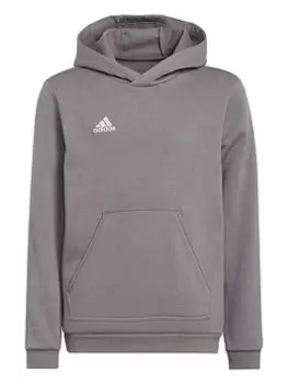 adidas Youth Entrada 22 Training Hoody, Grey, Size 11-12 Years