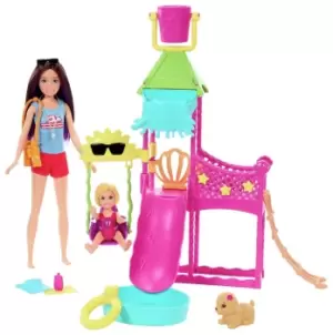 Barbie Skipper First Jobs Water Park Playset and Doll