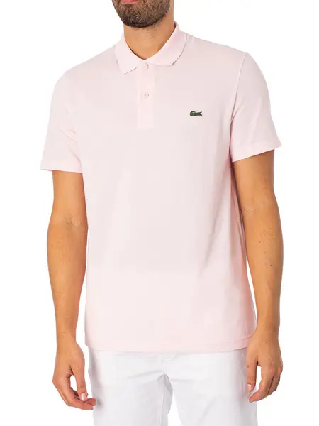 Lacoste Classic Logo Polo Shirt Pink S