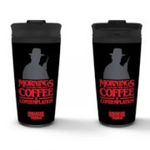 Stranger Things (Contemplation) Metal Travel Mug