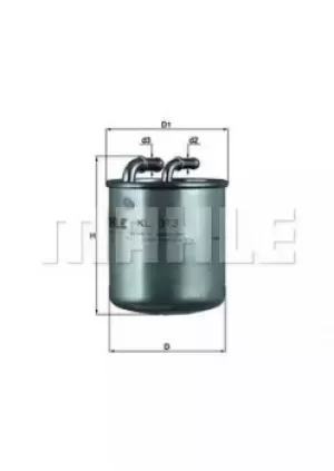 Fuel Filter KL313 79655481 by MAHLE Original