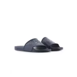 Emporio Armani Loungewear Navy Logo Slides