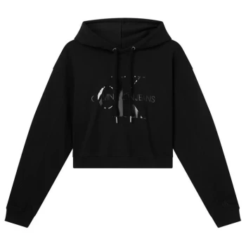 Calvin Klein Jeans Tonal Mono Hoodie - BEH CK BLACK