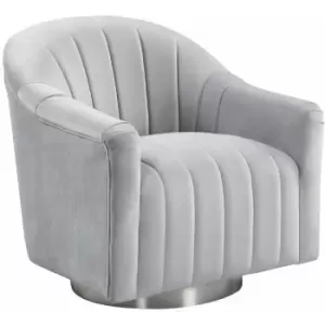 Tiffany Swivel Chair Silver