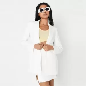 Missguided Tailored Basic Blazer - White