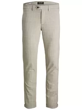 JACK & JONES Marco Connor Akm Checked Chinos Men Beige