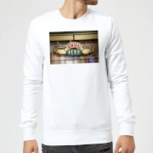 Friends Central Perk Coffee Sign Sweatshirt - White - L