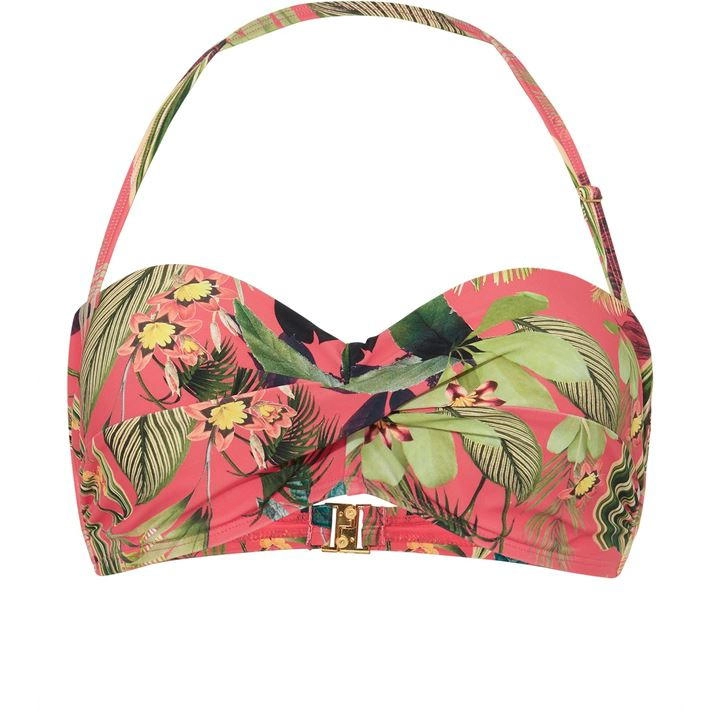 Phase Eight Amelia Tropical Print Bikini Top - 8 - multicoloured