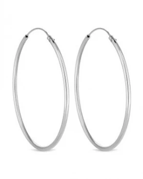 Simply Silver Hoop Earring