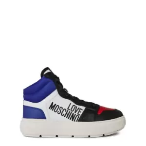 LOVE MOSCHINO High-Top Basketball Trainers - White