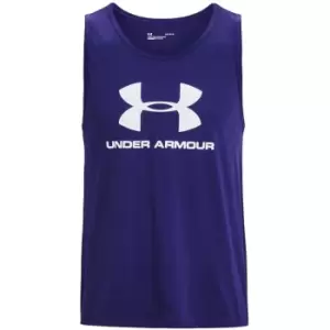 Under Armour Sportstyle Logo Tank Top Mens - Blue