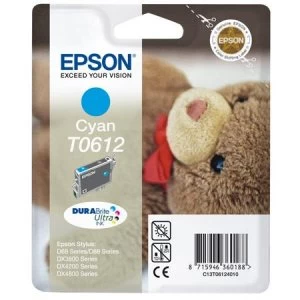 Epson Teddybear T0612 Cyan Ink Cartridge