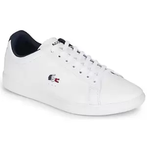 Lacoste CARNABY EVO TRI1 SMA mens Shoes Trainers in White,9