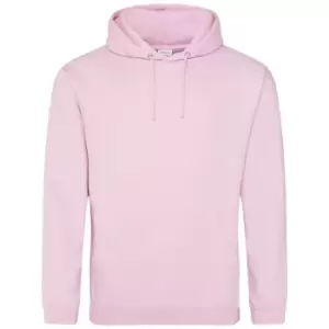 Awdis Unisex Adult College Hoodie (4XL) (Baby Pink)