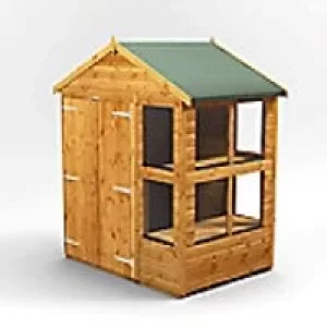 Power Garden Shed 46PAPSDD Golden Brown 4x6