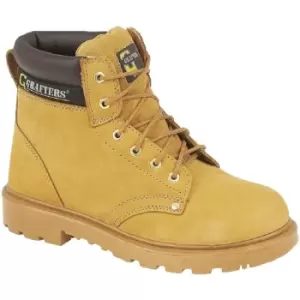 Grafters Mens Apprentice 6 Eye Safety Toe Cap Boots (13 UK) (Honey) - Honey