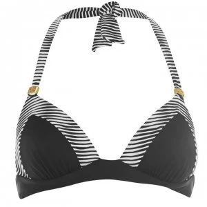 Biba Monochrome Paris Bikini Top - Black