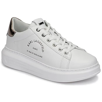 Karl Lagerfeld KAPRI MAISON KARL LACE womens Shoes Trainers in White,7.5