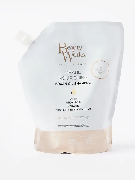 Beauty Works Pearl Nourishing Shampoo Refill Pouch 500ml