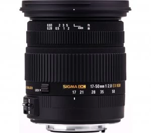 Sigma 17-50 mm f-2.8 EX DC HSM Standard Zoom Lens for Nikon