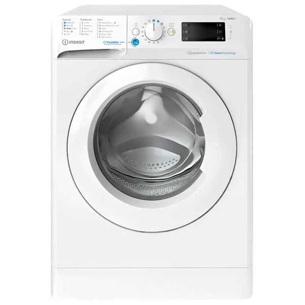 Indesit BWE111496XWVUK 11KG 1400RPM Anti-Stain Washing Machine