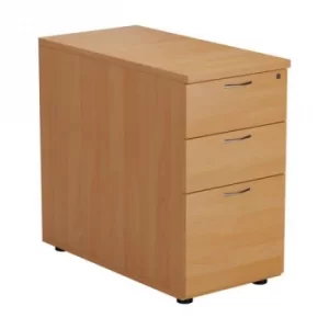 Jemini Beech 3 Drawer Desk High Pedestal 800 V2 TESDHP3800BE2