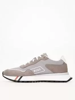 BOSS Jonah_runn_sdtx Trainer, Grey, Size 45, Men