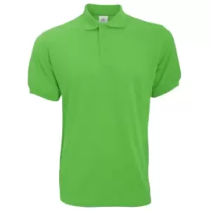 B&C Safran Mens Polo Shirt / Mens Short Sleeve Polo Shirts (2XL) (Real Green)