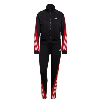 adidas Sportswear Teamsport Tracksuit Womens - Black / Vivid Red