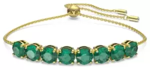 Swarovski 5643756 Exalta Bracelet - Green, Gold-Tone Plated Jewellery