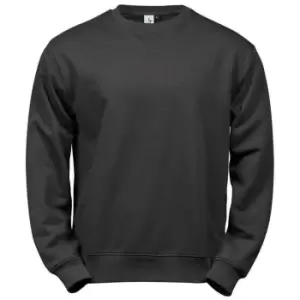 Tee Jays Mens Power Organic Sweatshirt (S) (Dark Grey)