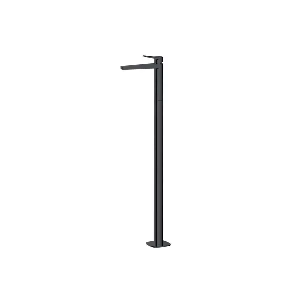 RAK Petit Square Floor Standing Wash Basin Mixer - Matt Black