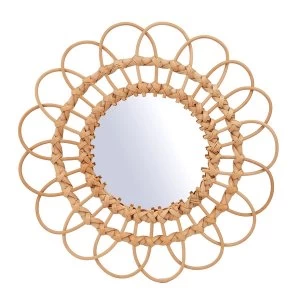 Sass & Belle Rattan Mirror Large