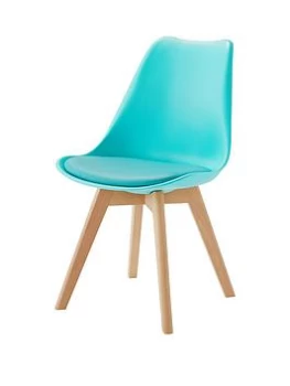 Lpd Furniture Louvre Chair Aqua ( 2 Per Pack)