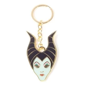 Disney - Maleficent Character Face Keychain - Multi-Colour