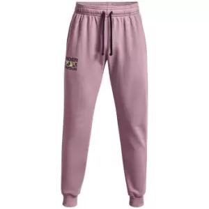 Under Armour Fleece Sign Jogging Bottoms Mens - Pink