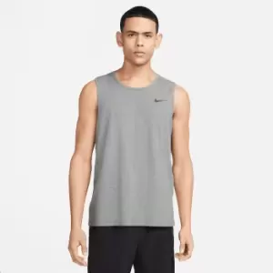 nike DRI-FIT HYPERVERSE Tank Top, SMOKE GREY/HTR/BLACK