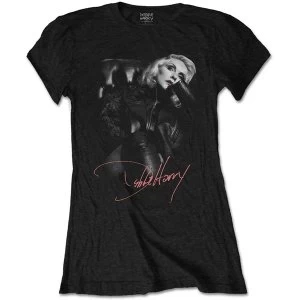 Debbie Harry - Leather Girl Womens X-Large T-Shirt - Black