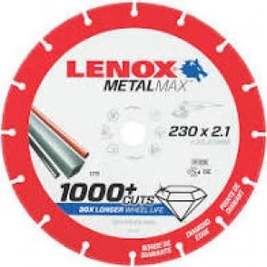 Lenox MetalMax Diamond Metal Cutting Disc 230mm