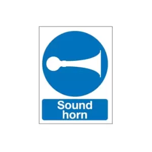 Sitesafe Sound Horn Rigid PVC Sign - 420 x 594mm