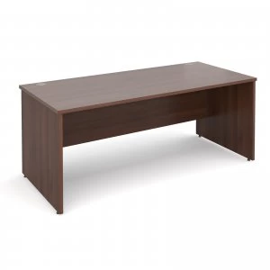 Maestro 25 PL Straight Desk 1800mm x 800mm - Walnut Panel Leg Design